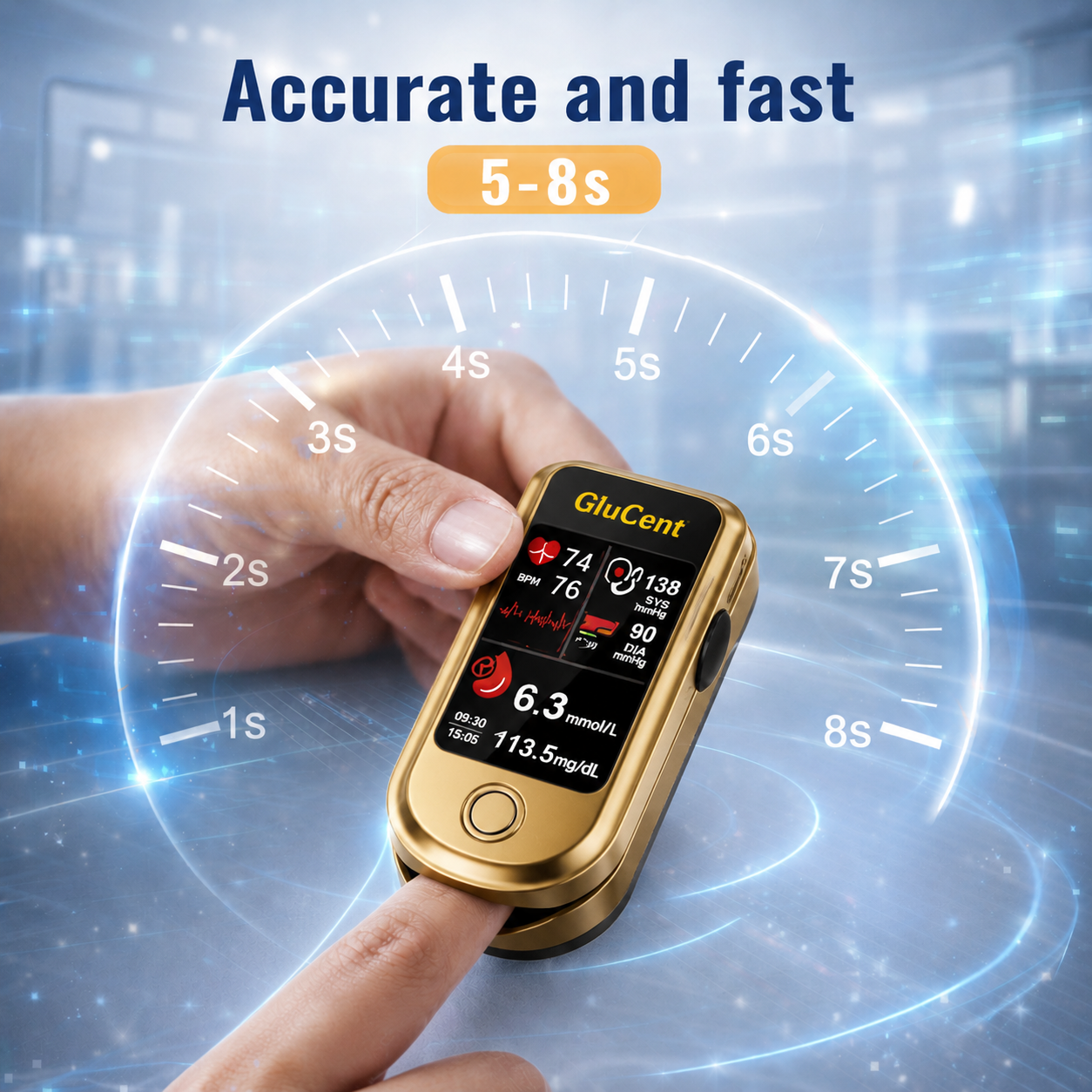🔥Final 3 Hours: 70% OFF🏆Develops Newly Launched Non-Invasive Smart Blood Sugar Tracking Device✅TGA Approved