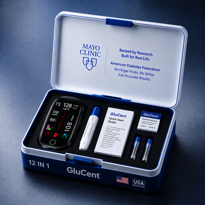🔥Final 3 Hours : Only Limited Stock Left🏆GluGent™ Non-Invasive Blood Glucose Meter 99.9% Accuracy （Mayo Clinic Recommended）